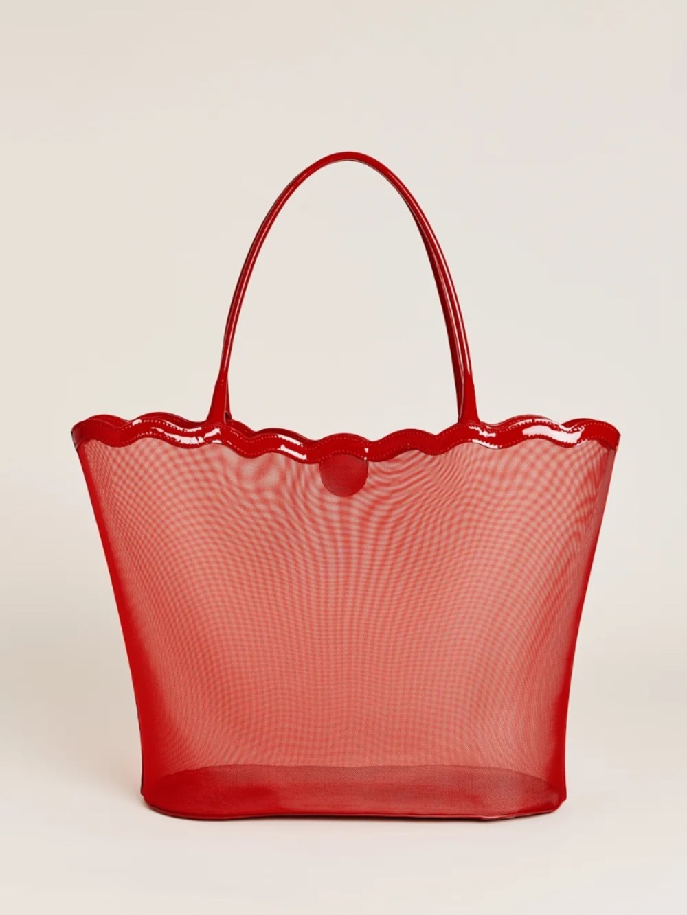 Reformation Isabella Tote - Red Mesh